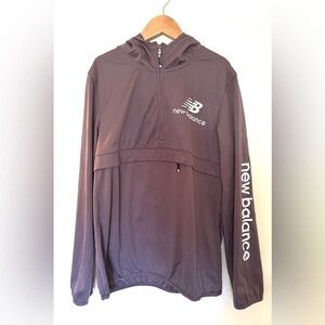 New Balance Purple Sz Large Half-Zip Pullover‎ Unisex